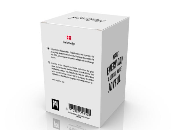 Bitz Hoptimist Santa Claus Bumble Hoptimist 5.9 X 6.1 X 7.2 Cm S Red