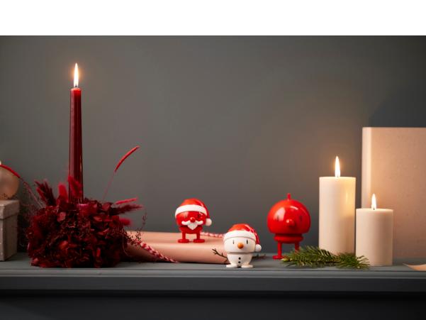 Bitz Hoptimist Santa Snowman Hoptimist 8.2 X 6.2 X 6.9 Cm S White