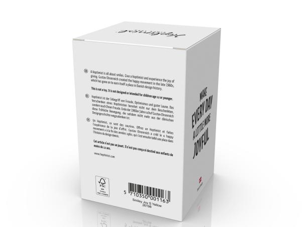 Bitz Hoptimist Smiley Joy Hoptimist 4.5 X 5.6 X 6.6 Cm S Yellow