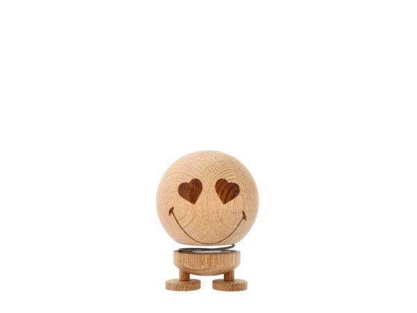 bitz Hoptimist Smiley Love Hoptimist 7.4 x 8.3 x 9.5 cm M Raw oak