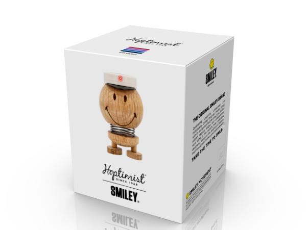 Bitz Hoptimist Smiley Student Hoptimist 4.5 X 5.9 X 7.5 Cm S Raw Oak