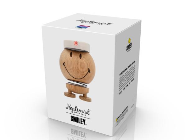 Bitz Hoptimist Smiley Student Hoptimist 5.4 X 8.5 X 10.3 Cm M Raw Oak