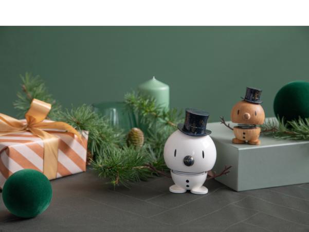 Bitz Hoptimist Snowman Hoptimist 12.6 X 8.5 X 10.8 Cm M White/Blue