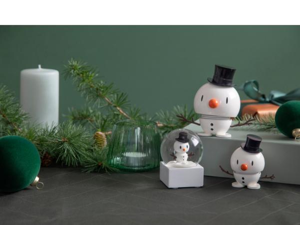 Bitz Hoptimist Snowman Hoptimist 12.6 X 8.5 X 10.8 Cm M White