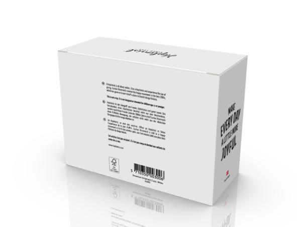 Bitz Hoptimist Snowman Ornament 5.2 X 5.8 X 6.8 Cm 2 Pcs. White