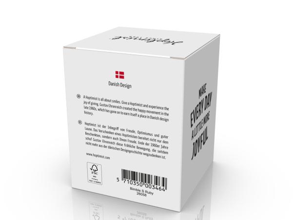 Bitz Hoptimist Soft Bimble Hoptimist 4.5 X 5.8 X 6.6 Cm S Ruby