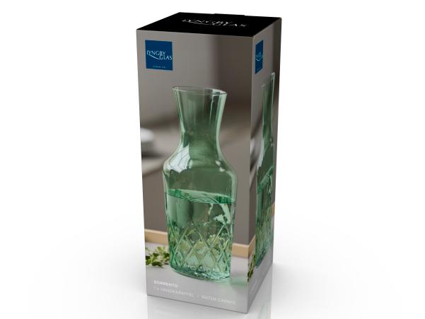 Bitz Lyngby Glas Sorrento Water Carafe 1 Liter Green