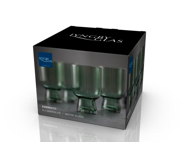 Bitz Lyngby Glas Sorrento Water Glass 30 Cl 4 Pcs Green