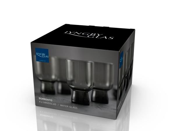 Bitz Lyngby Glas Sorrento Water Glass 30 Cl 4 Pcs Smoke