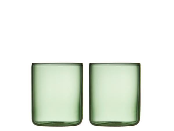 bitz Lyngby Glas Torino Shot glass 6 cl 2 pcs Green