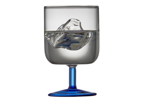 Bitz Lyngby Glas Torino Wine Glass 30 Cl 2 Pcs Clear/Blue