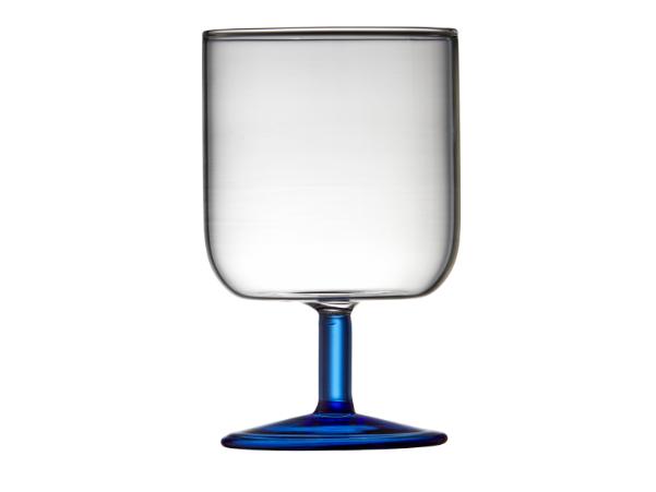 Bitz Lyngby Glas Torino Wine Glass 30 Cl 2 Pcs Clear/Blue