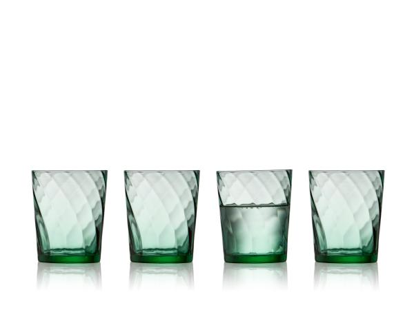 bitz Lyngby Glas Vienna Water glass 30 cl 4 pcs Green