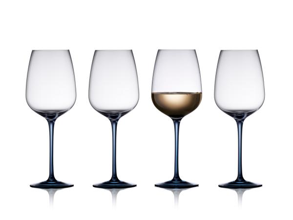 bitz Lyngby Glas Vienna Wine glass 53 cl 4 pcs Blue