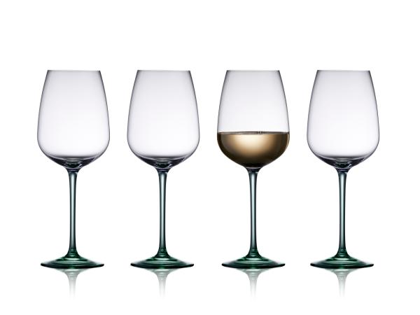 bitz Lyngby Glas Vienna Wine glass 53 cl 4 pcs Green