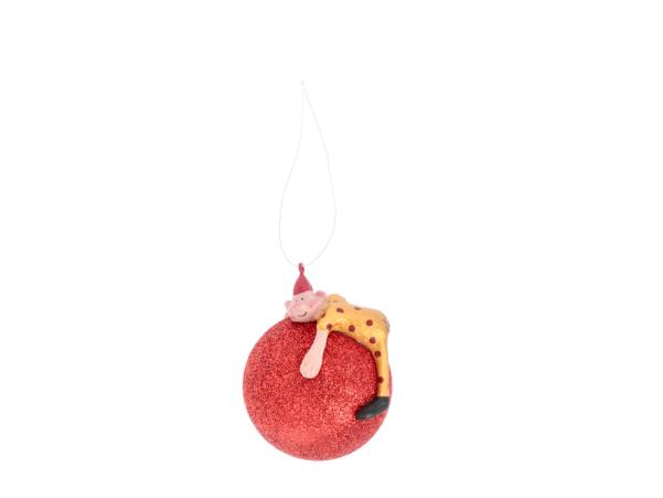 Bitz Medusa-Copenhagen Baby Joe Christmas Ball Dia 5 Cm Red