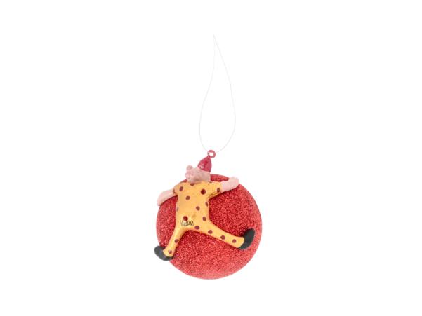 Bitz Medusa-Copenhagen Baby Joe Christmas Ball Dia 5 Cm Red