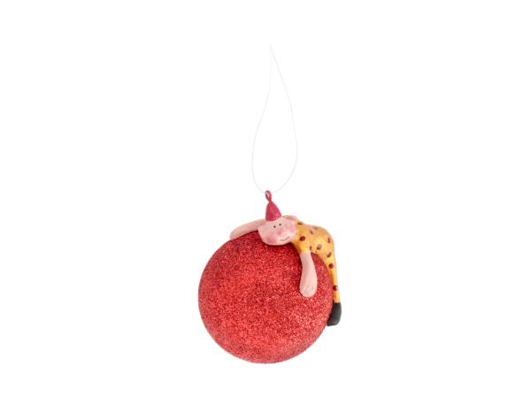 bitz Medusa-Copenhagen Baby Joe Christmas ball Dia 5 cm Red