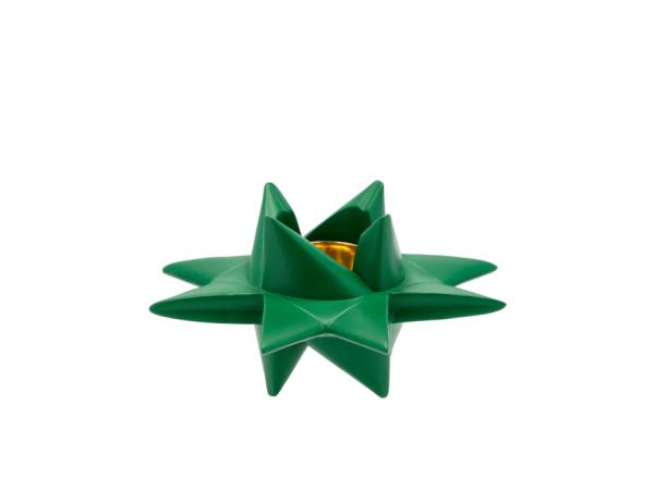 bitz Medusa-Copenhagen Star Advent candle Dia 17 5 x 9 cm Green