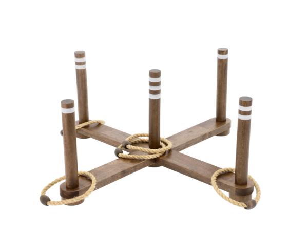 bitz Moments Of Play Ring toss 62 x 62 x 25 cm Grey/Brown