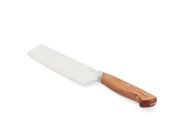 bitz Morsø Foresta Nakiri knife Oak/Stainless steel