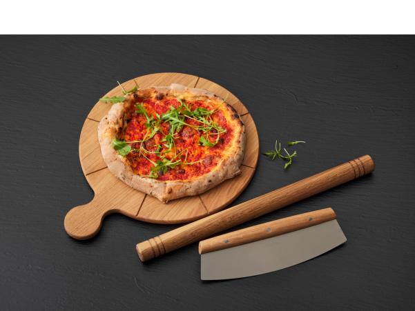 Bitz Morsø Foresta Pizza Cutting Board W Grooves 45 X 35 X 1 9 Cm Oak