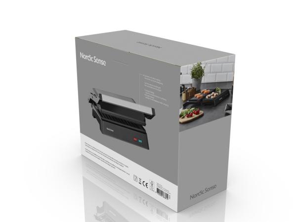 Bitz Nordic Sense Mini Panini Grill 26.6 X 22.5 X 9.9 Cm Black