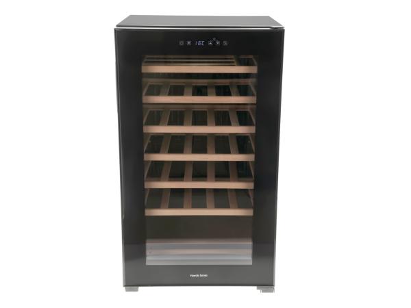 bitz Nordic Sense Wine cooler 33 bottles Dia 85 x 48 x 43 Black