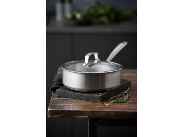 Bitz Pillivuyt Gourmet Roya Sauté Pan Dia 24 Cm Steel