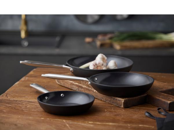 Bitz Pillivuyt Gourmet Travo Frying Pan Ceramic Non-stick Dia 20 Cm Black