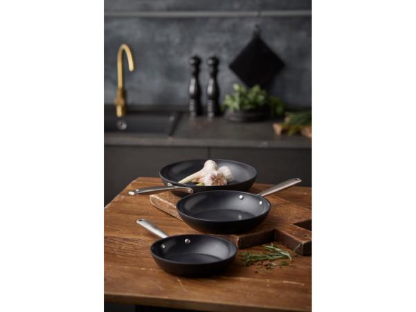 Bitz Pillivuyt Gourmet Travo Frying Pan Ceramic Non-stick Dia 20 Cm Black