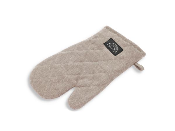 bitz Pillivuyt Oven mitt recycle 33 x 18 cm Fungi brown