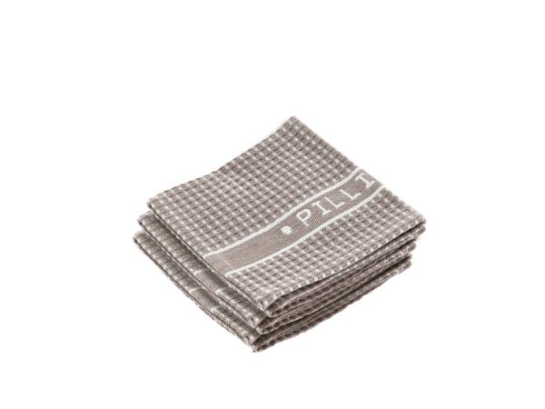 bitz Pillivuyt Pillivuyt Kitchen cloths x 32 x 32 cm 3 pcs Fungi/White