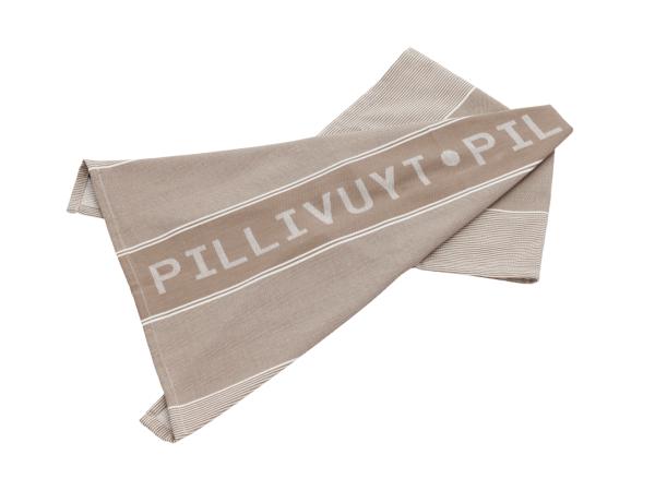 bitz Pillivuyt Tea towel 80 x 50 cm White/Fungi Recycled cotton/other