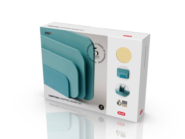 Bitz Rosti Choptima Chopping Board Set 35.5 X 7 X 26.5 Cm Nordic Green