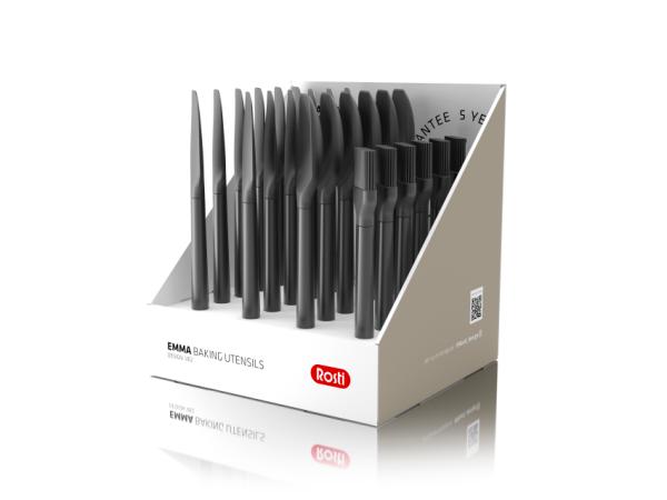 bitz Rosti Emma Table display baking utensils 24 pcs Black