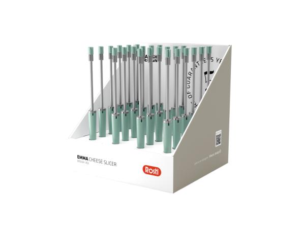 bitz Rosti Emma Table display cheese slicer 24 pcs Nordic green