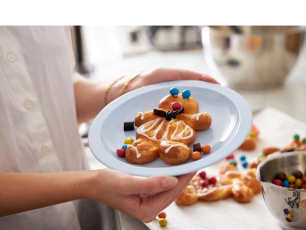 Bitz Rosti Hamlet Dinner Plate Dia 24.5 X 2 Cm White