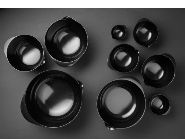 Bitz Rosti Margrethe Base Ring For Steel Bowl 3 0 Liter Black