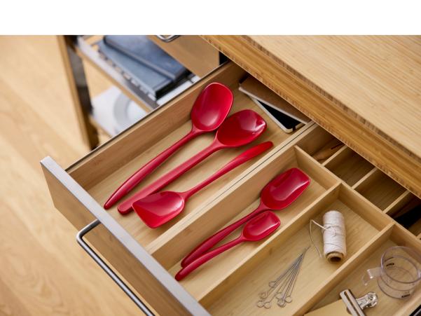 Bitz Rosti NEW Classic Kitchen Spoon Small 19 X 4 X 2 Cm Red