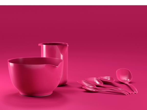 Bitz Rosti NEW Classic Mixing Jug 1.25 Liter Beetroot