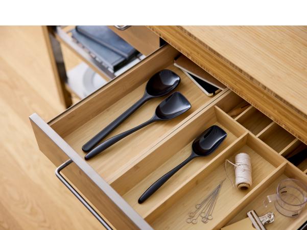 Bitz Rosti NEW Classic Pot Spoon Set 3 Parts Carbon Black