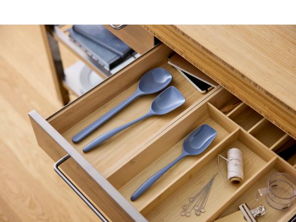 Bitz Rosti NEW Classic Pot Spoon Set 3 Parts Dusty Blue