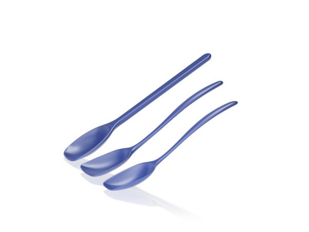 Bitz Rosti NEW Classic Pot Spoon Set 3 Parts Electric Blue