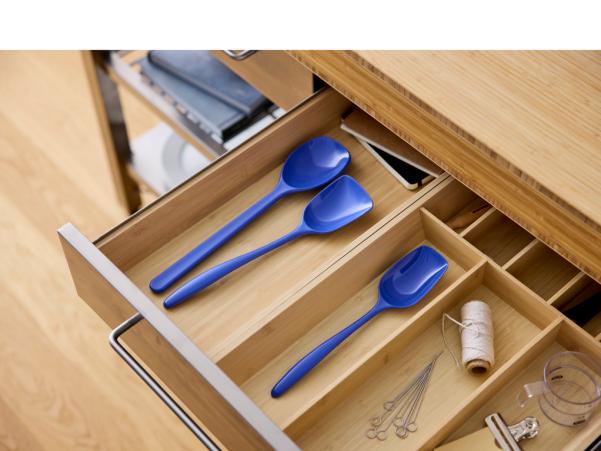 Bitz Rosti NEW Classic Pot Spoon Set 3 Parts Electric Blue