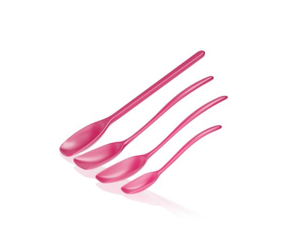 Bitz Rosti NEW Classic Pot Spoon Set 4 Parts Beetroot