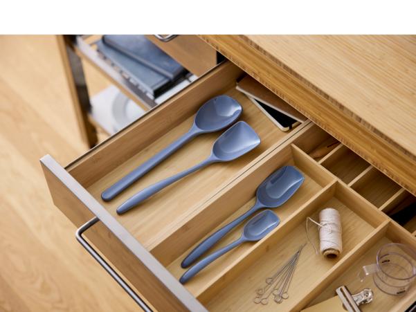 Bitz Rosti NEW Classic Pot Spoon Set 4 Parts Dusty Blue