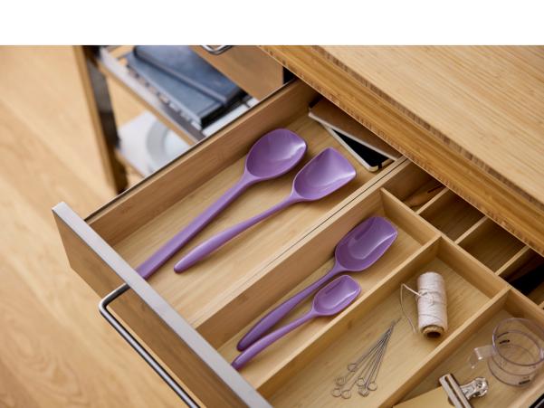 Bitz Rosti NEW Classic Pot Spoon Set 4 Parts Lavender
