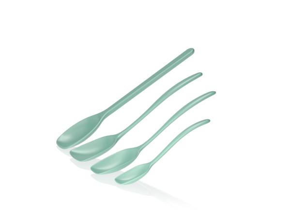 Bitz Rosti NEW Classic Pot Spoon Set 4 Parts Nordic Green