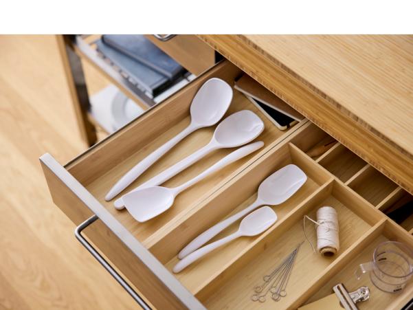 BITZ Rosti NEW Classic Serving Spoon 29.4 X 6.7 X 5.7 Cm White